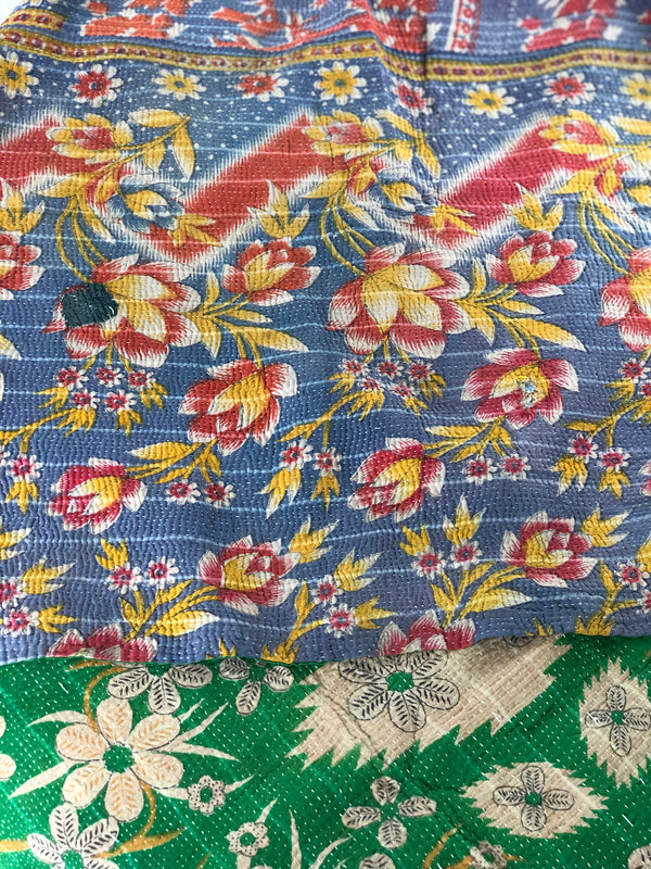 Vintage Kantha Throw