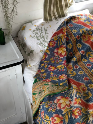 Vintage Kantha Throw