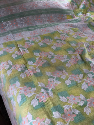 Vintage Kantha Throw