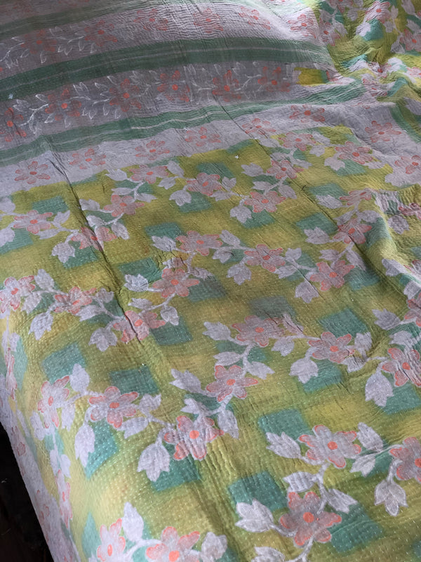 Vintage Kantha Throw