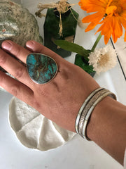 Turquoise sterling silver ring