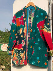 Kantha short robe -  large