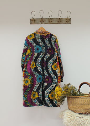 Kantha long robe - medium