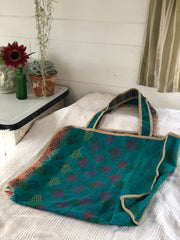 Kantha market bag