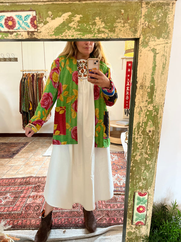 Kantha short robe -  small