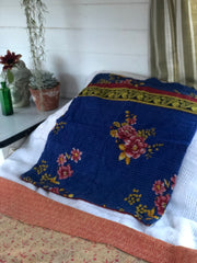 Kantha cushion cover- square