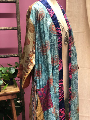 Vintage sari kimono