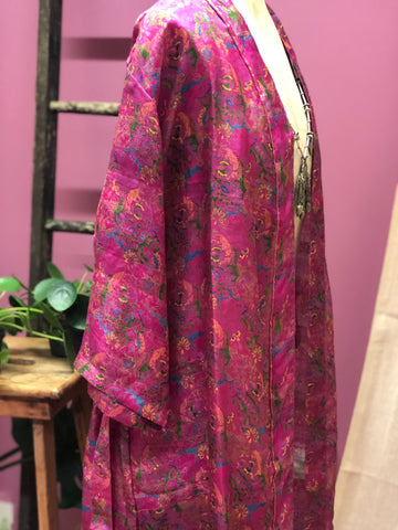 Vintage sari kimono