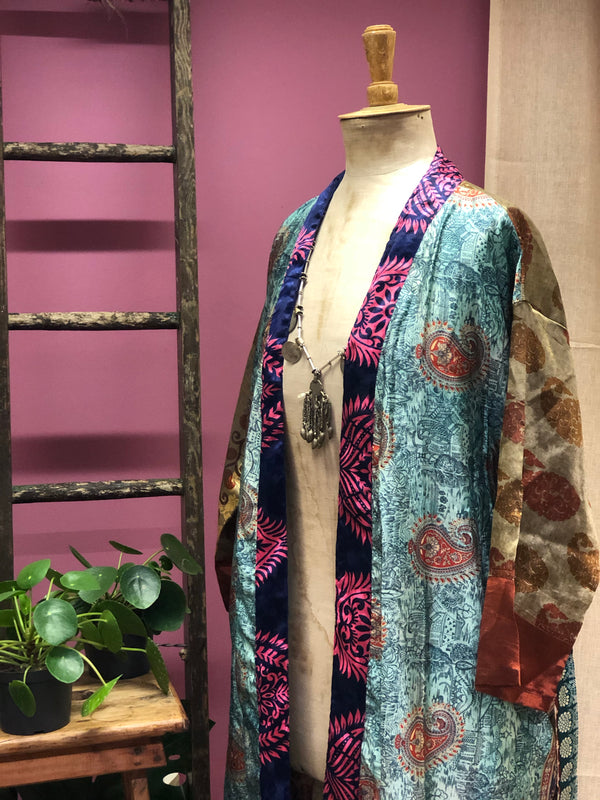 Vintage sari kimono