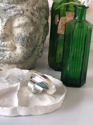 Turquoise sterling silver ring