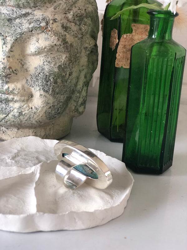 Turquoise sterling silver ring