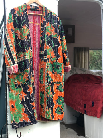 Kantha long robe - Medium