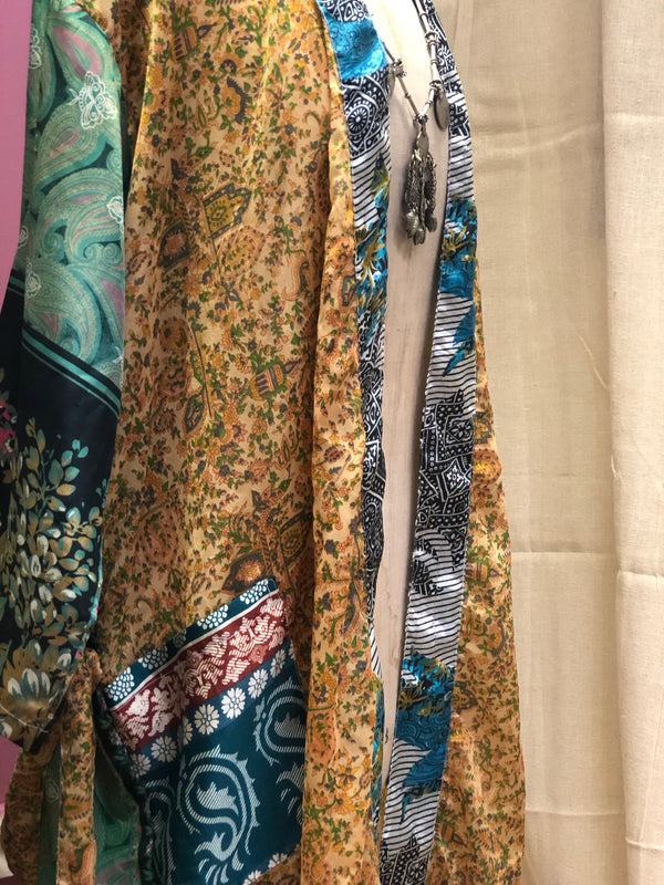 Vintage sari kimono