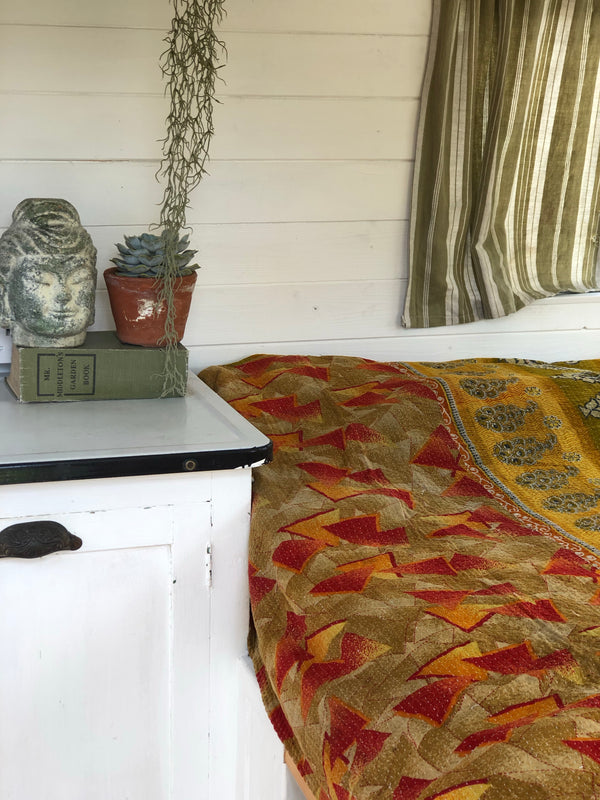 Vintage Kantha Throw
