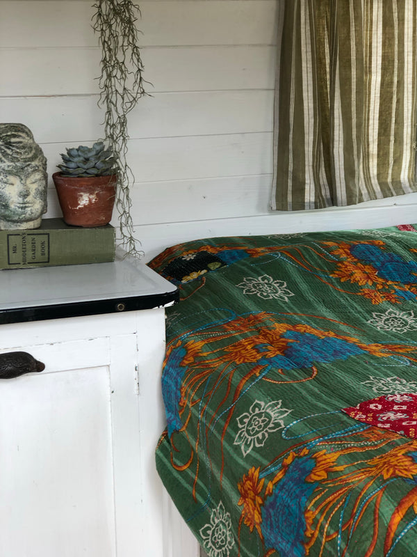 Vintage Kantha Throw
