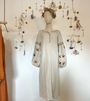 Imperfect Florie natural linen dress - S/M