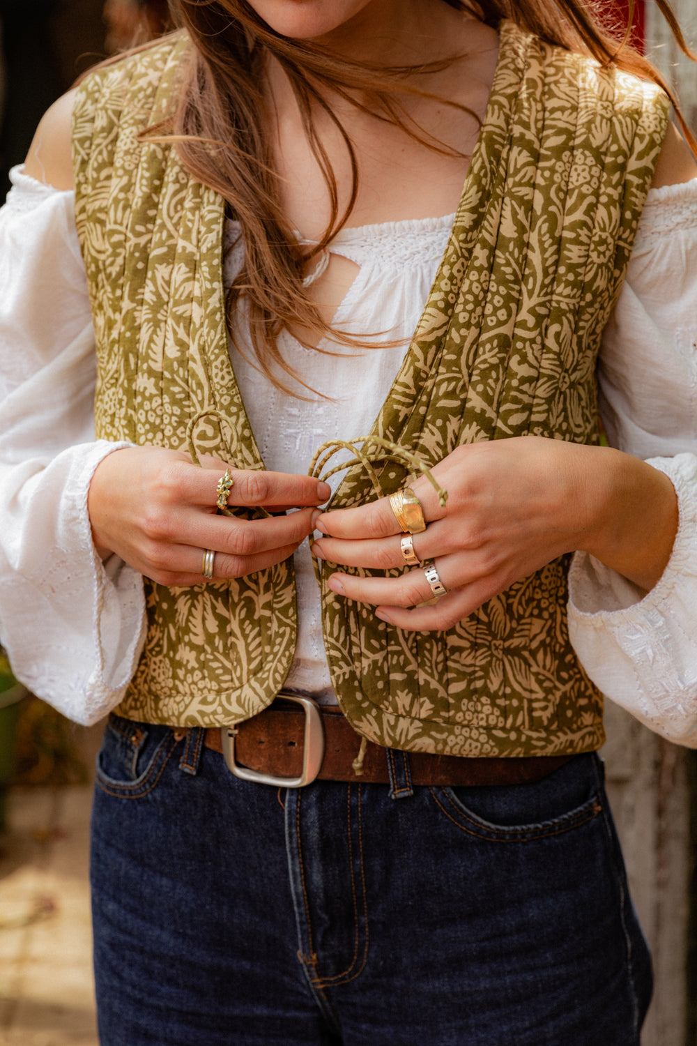 Tallulah Waistcoat - Green